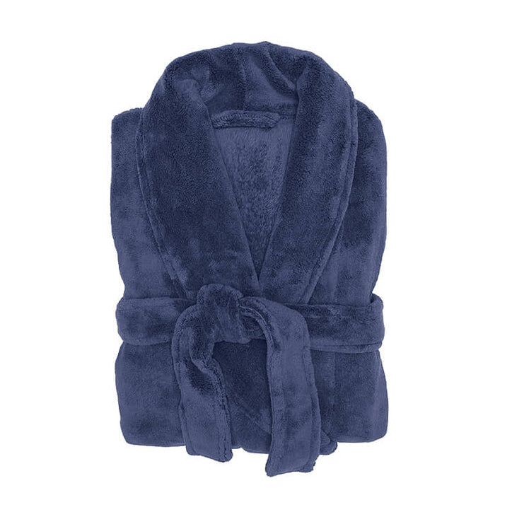 Microplush Bathrobe Denim | Large / X-Large