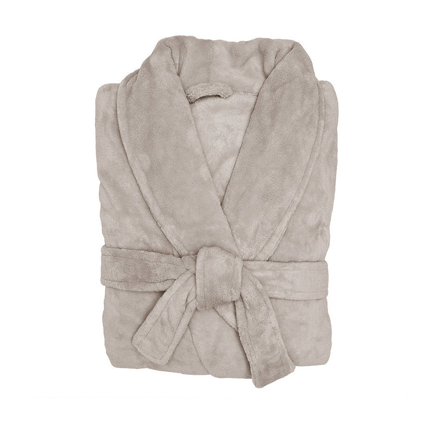 Microplush Bathrobe Stone | Small / Medium