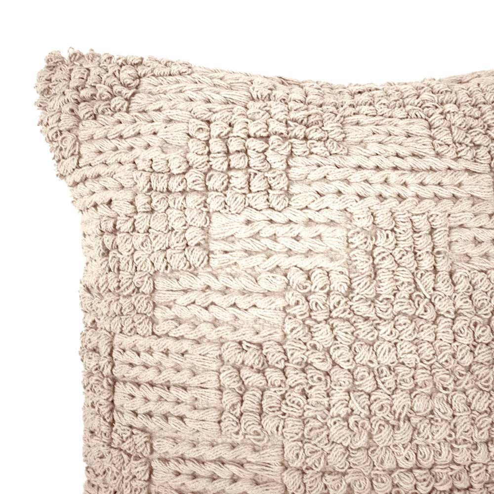 Remy Pearl Square Filled Cushion