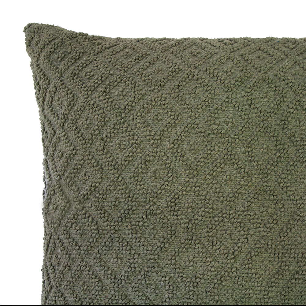 Sennet Olive Square Filled Cushion