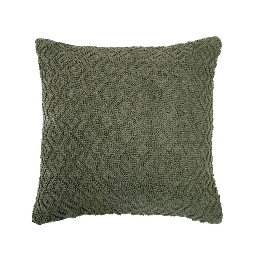 Sennet Olive Square Filled Cushion