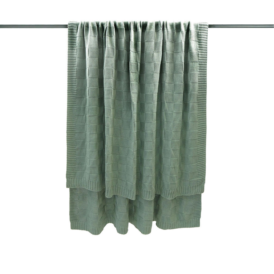 Bambury Solomon Eucalyptus Throw | My Linen