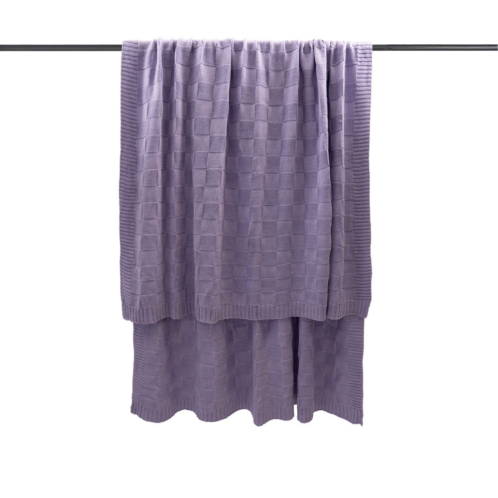 Bambury Solomon Lilac Throw | My Linen