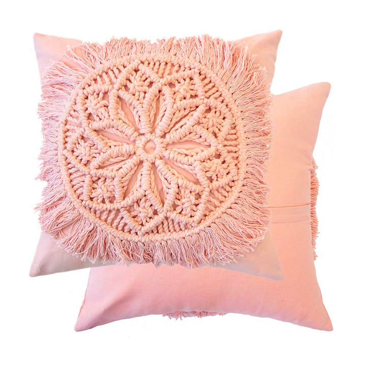 Sosa Papaya Square Filled Cushion