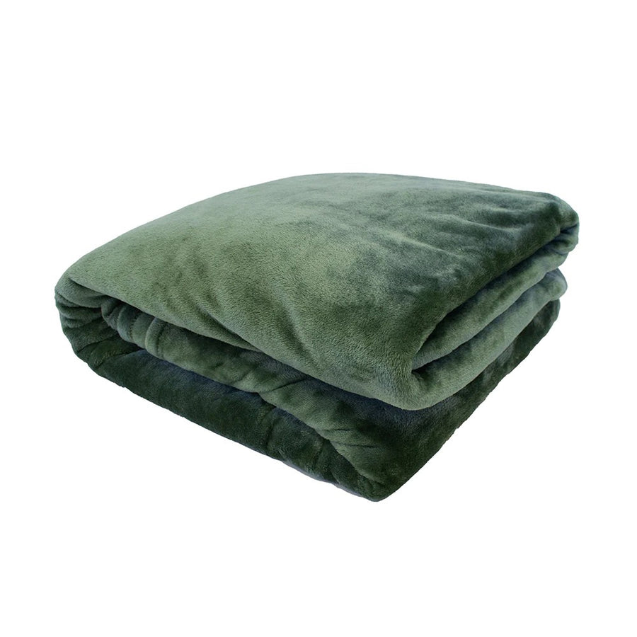 Bambury Ultraplush Moss Blanket | My Linen