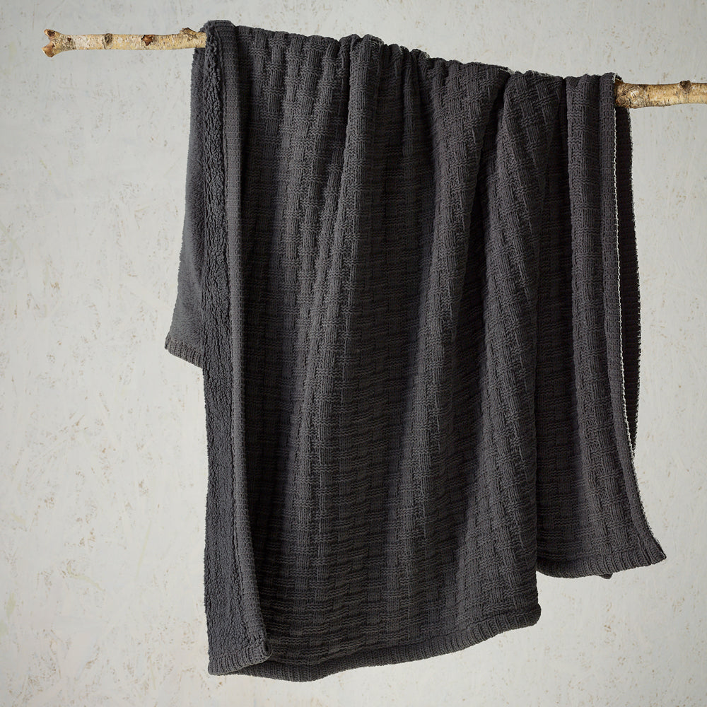 Amalfi Charcoal Throw