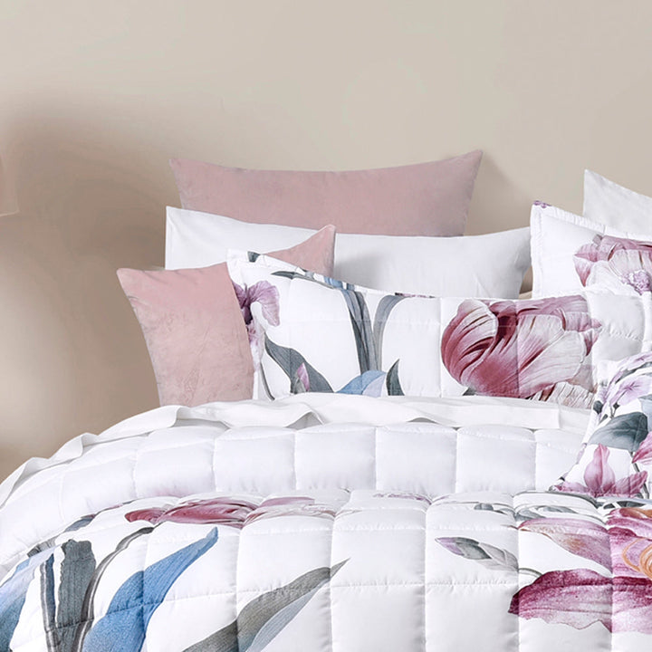 Carmela White Bedspread Set | Queen Bed