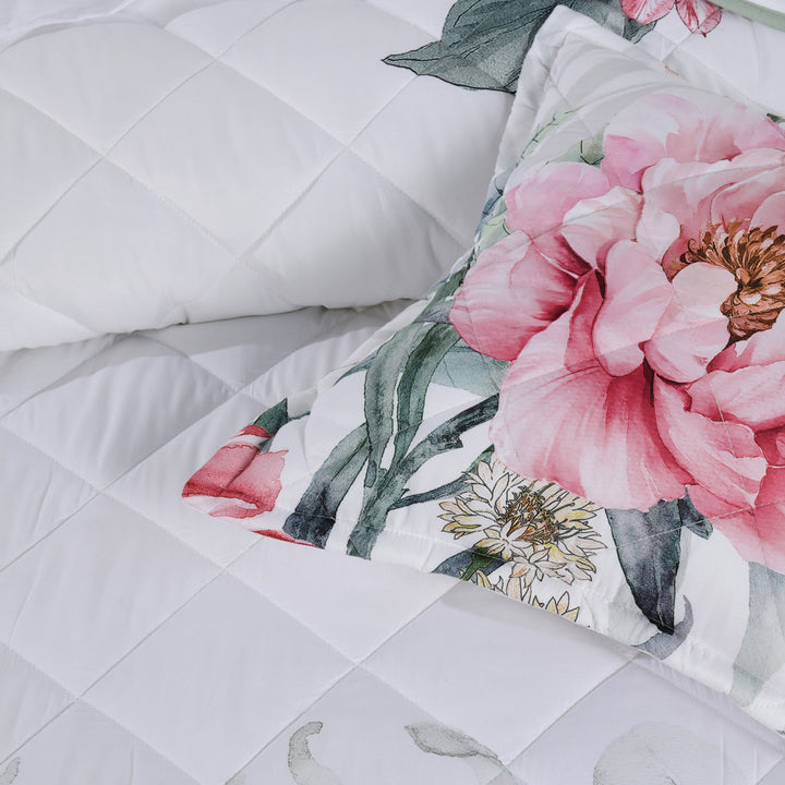 Bianca Coleraine White Bedspread Set Detail | My Linen