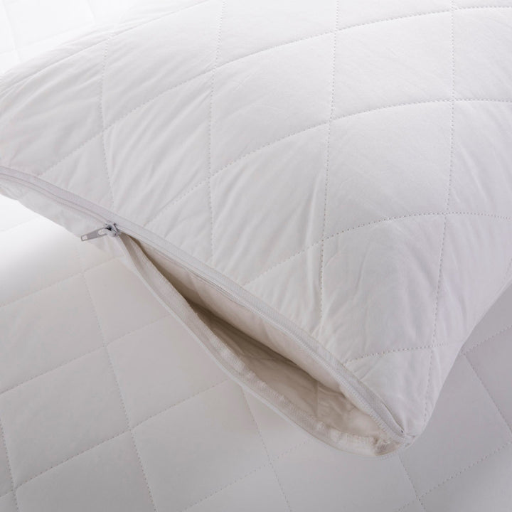 Comfort in Cotton Quilted Standard Pillow Protector