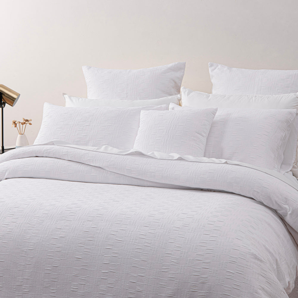 Cosmo White Quilt Cover Set | King Bed