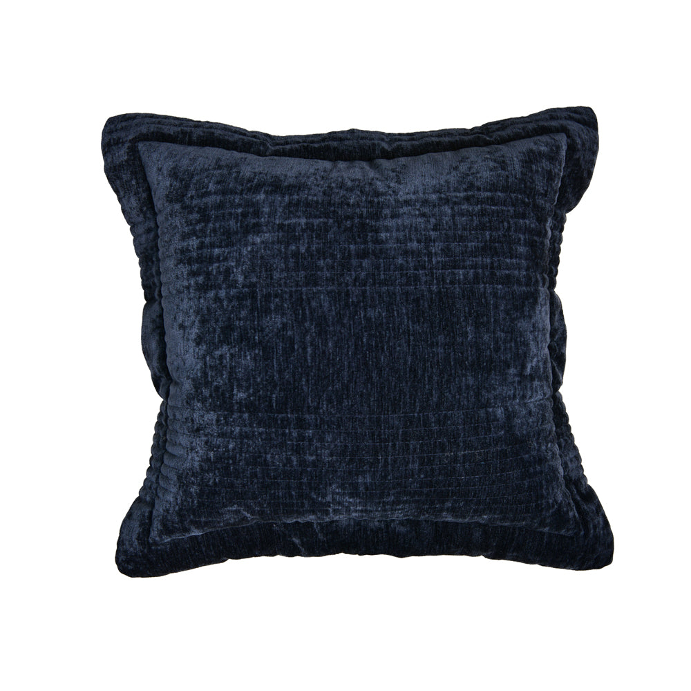 Bianca Cyrano Indigo Square Filled Cushion | My Linen