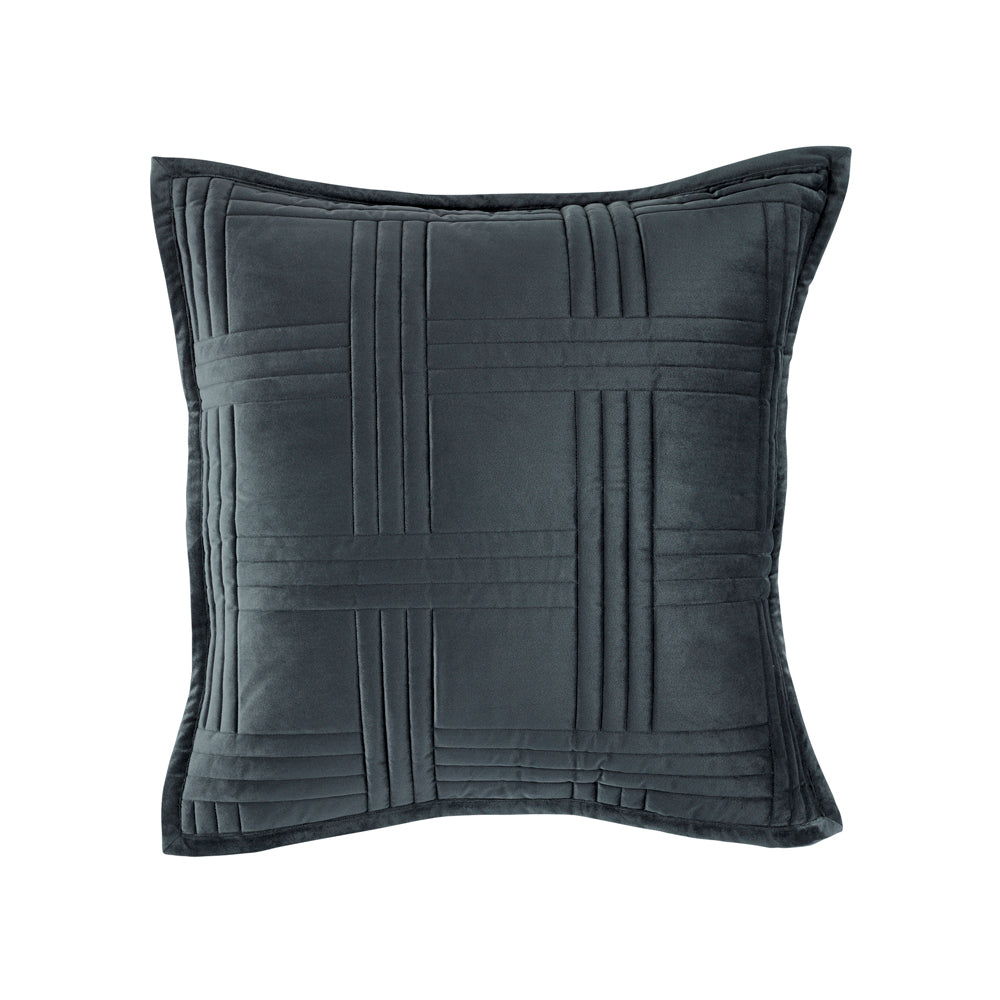 Dayton Charcoal Square Filled Cushion