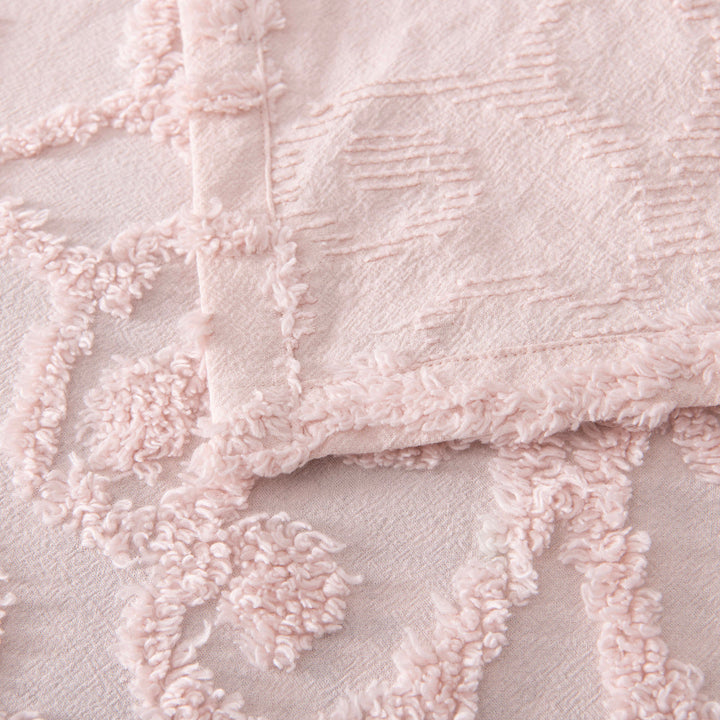 Ella Blush Bedspread Set | King Bed