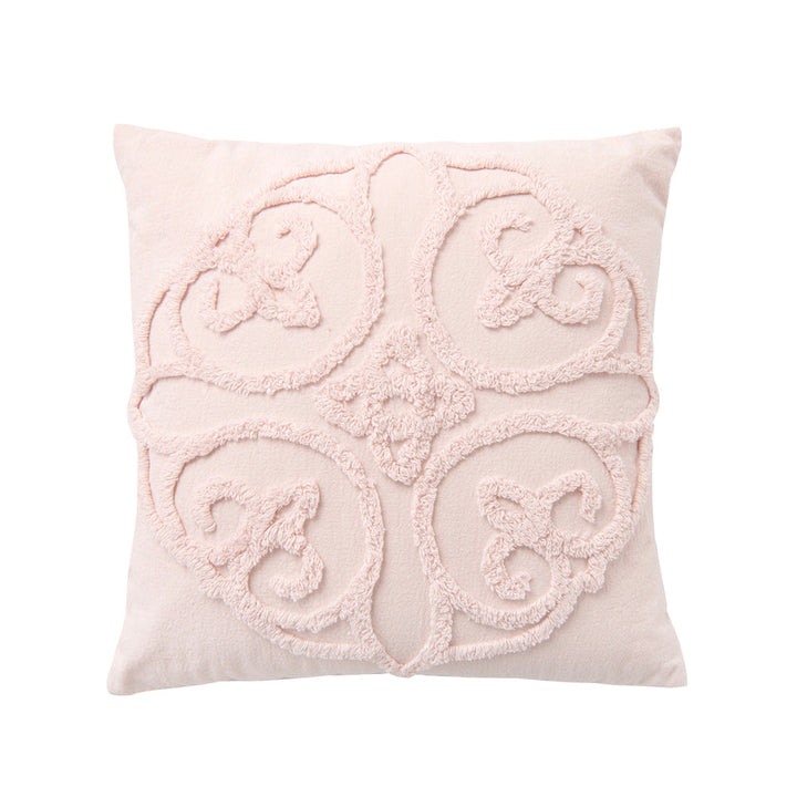 Ella Blush Square Filled Cushion