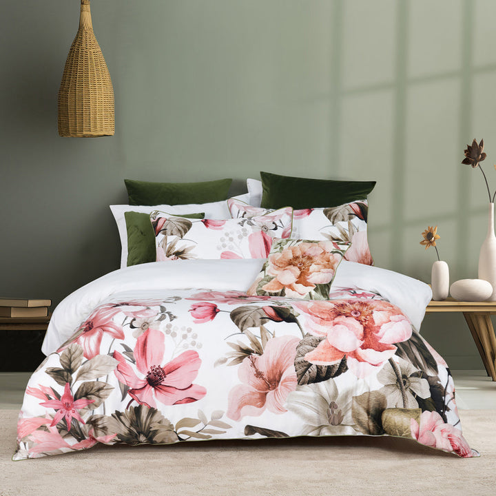 Eliana White Quilt Cover Set | Super King