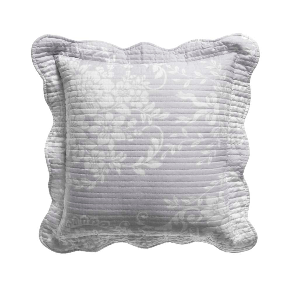 Florence Grey Square Filled Cushion