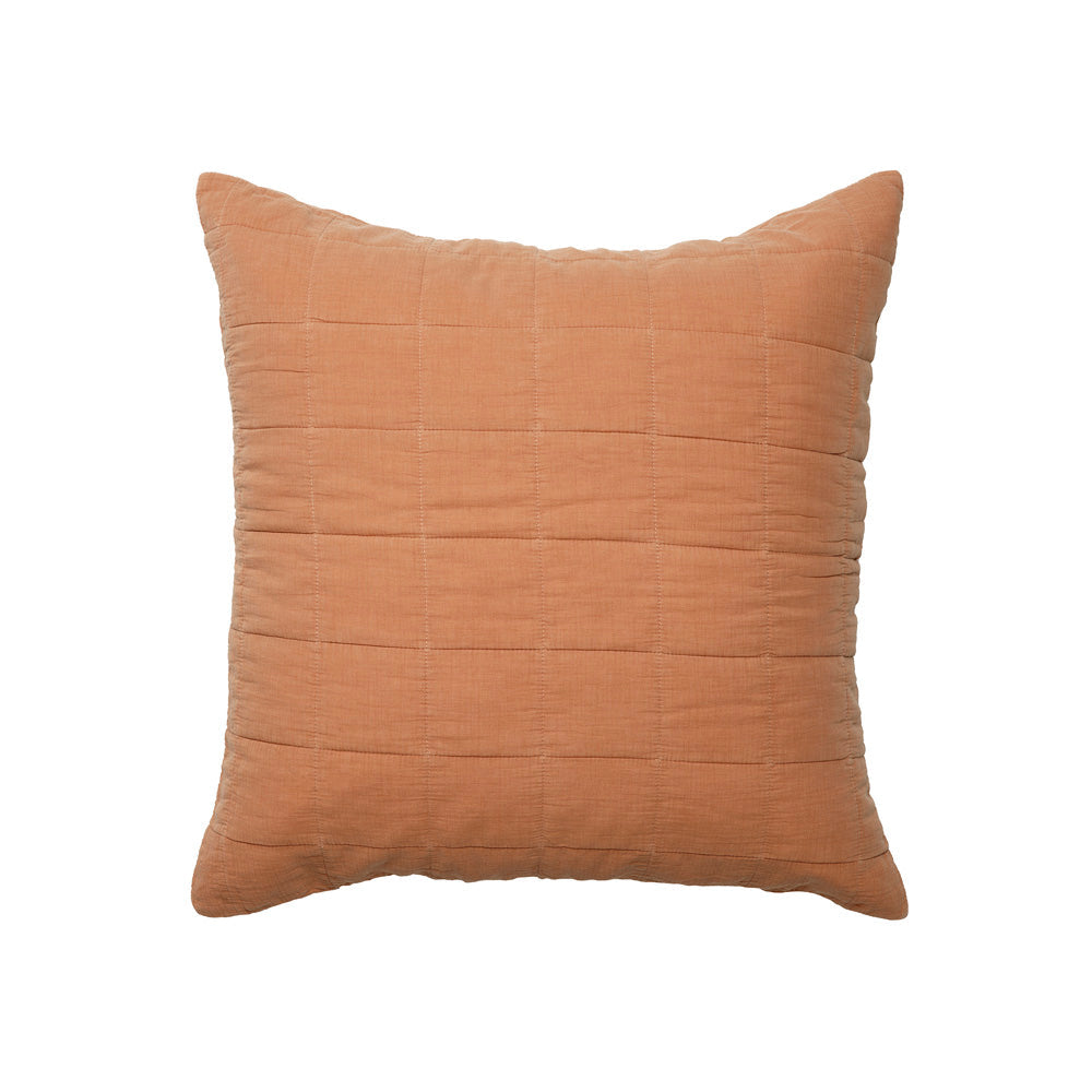 Geraldton Cinnamon Square Filled Cushion