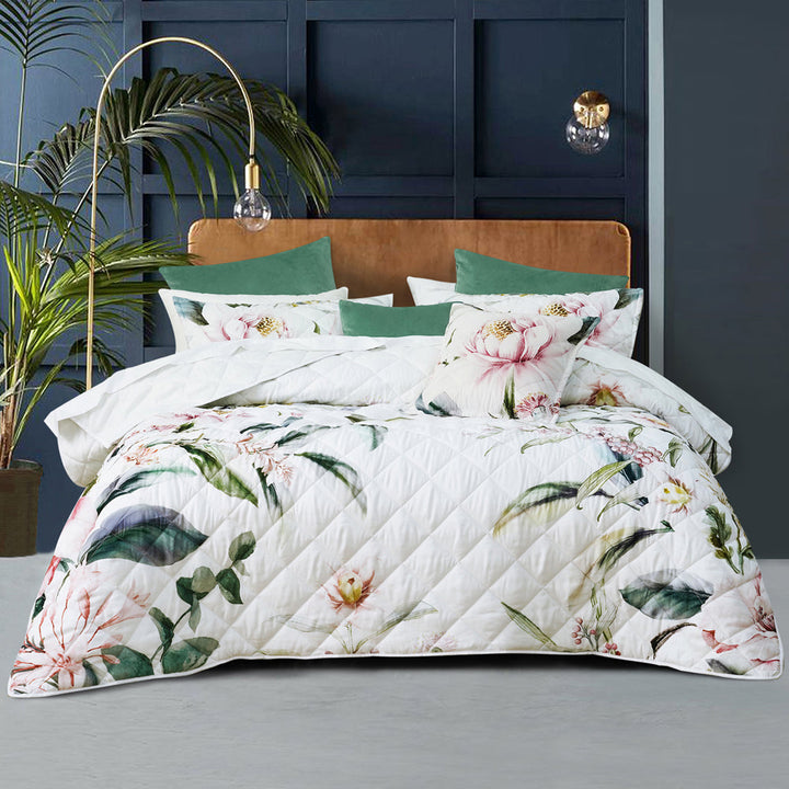 Indi White Coverlet Set | Queen / King Bed