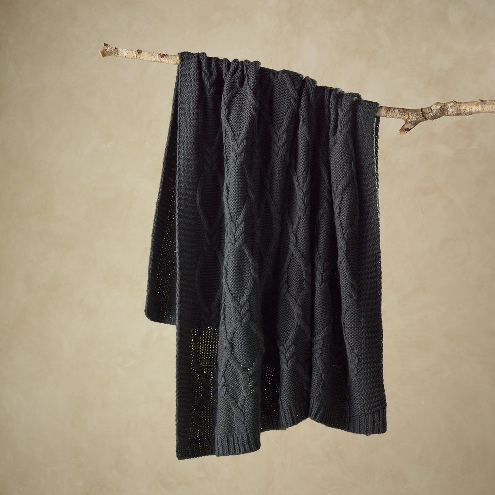 Johnson Charcoal Throw