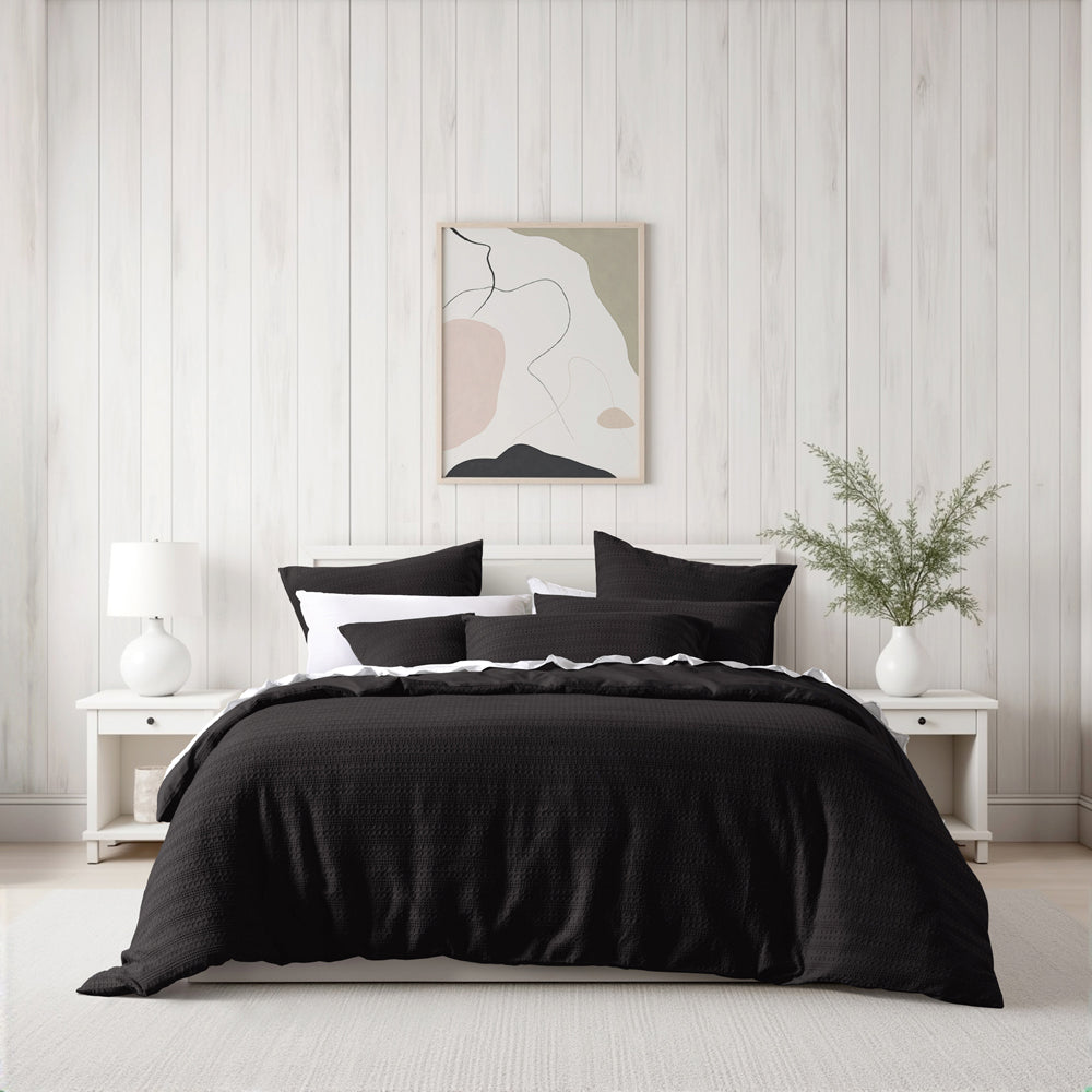 Bianca Kahlani Chocolate Quilt Cover Set | My Linen