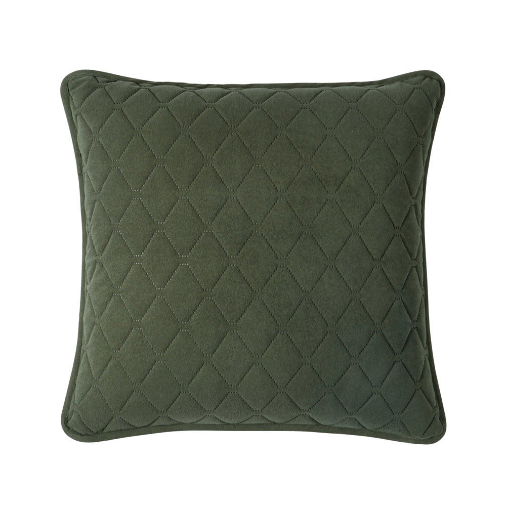 Lester Olive Square Filled Cushion