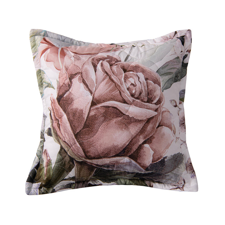 Lorna White Square Filled Cushion