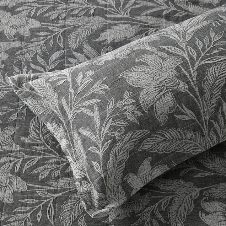 Bianca Maidstone Grey Bedspread Set Detail | My Linen