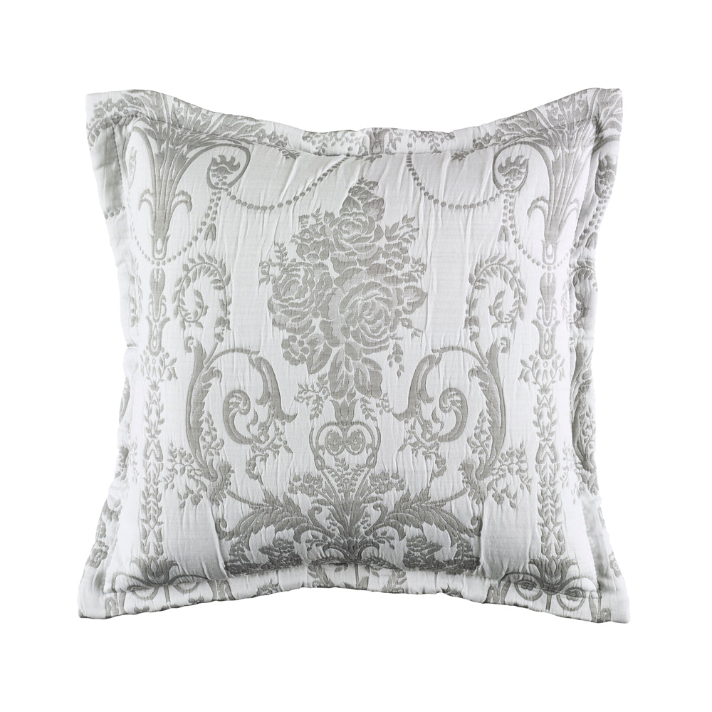 Olivia Grey Square Filled Cushion