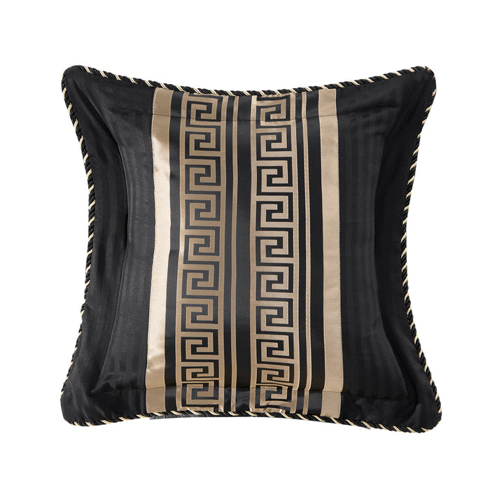 Bianca Raffaello Black 6pc Comforter Set Cushion | My Linen