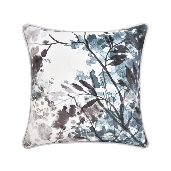 Sherbrooke White Square Filled Cushion