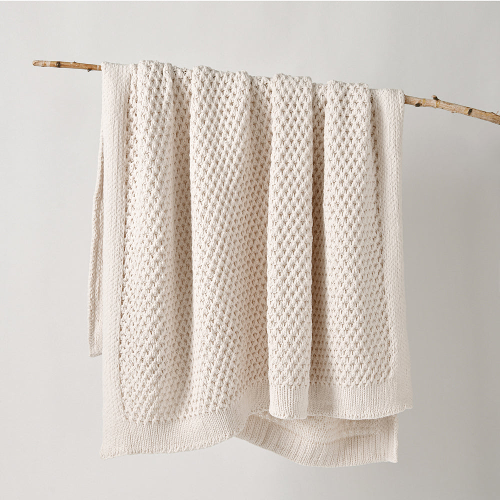 Bianca Sofala Cream Throw | My Linen