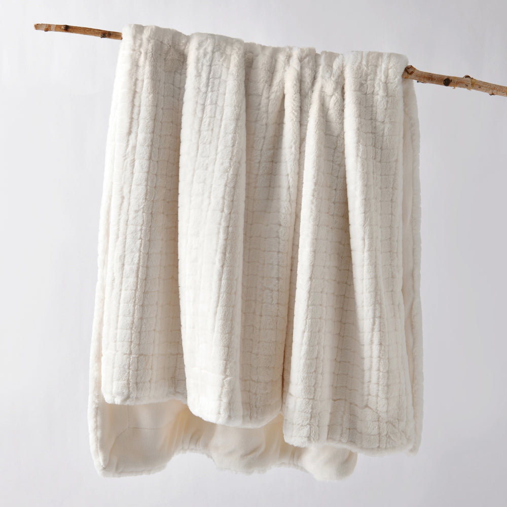 Bianca Tambar Natural Throw | My Linen