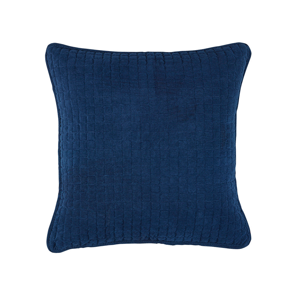 Turin Indigo Square Filled Cushion