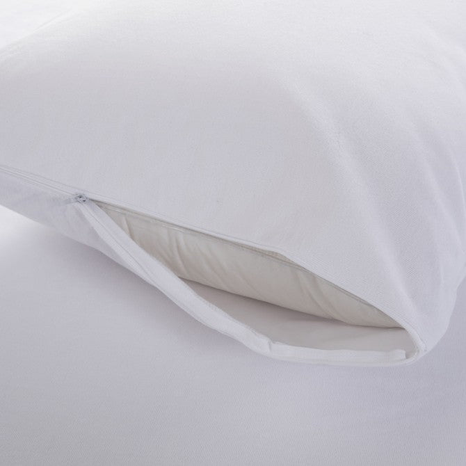 Velour Touch Deluxe Waterproof Cotton Standard Pillow Protector