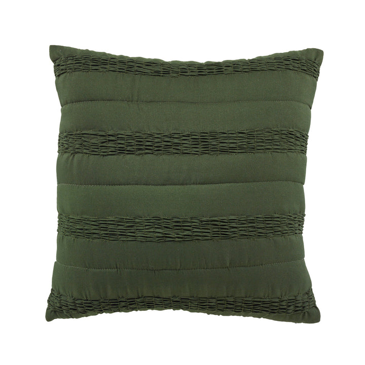 Vienna Green Square Filled Cushion