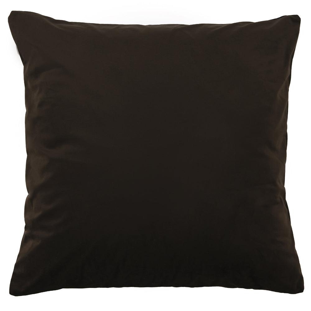 Vivid Chocolate Velvet European Pillowcase