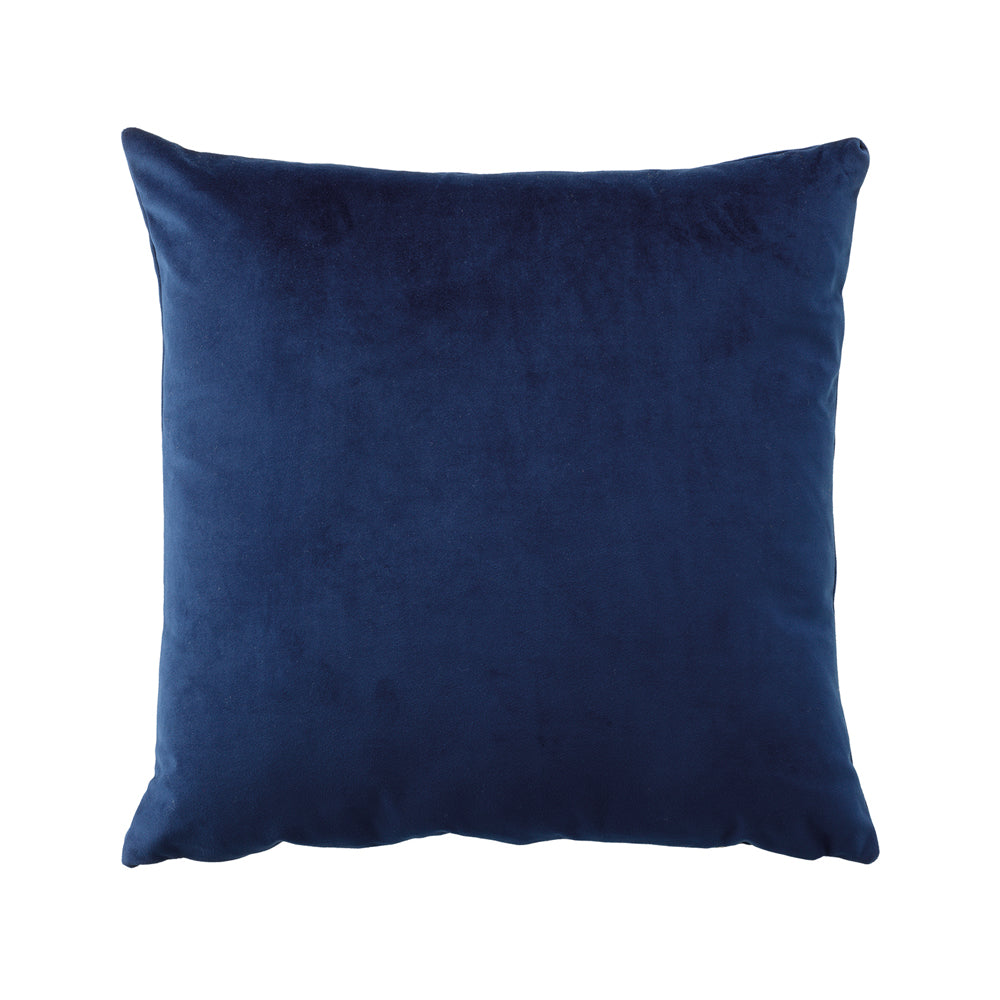 Vivid Indigo Square Filled Cushion