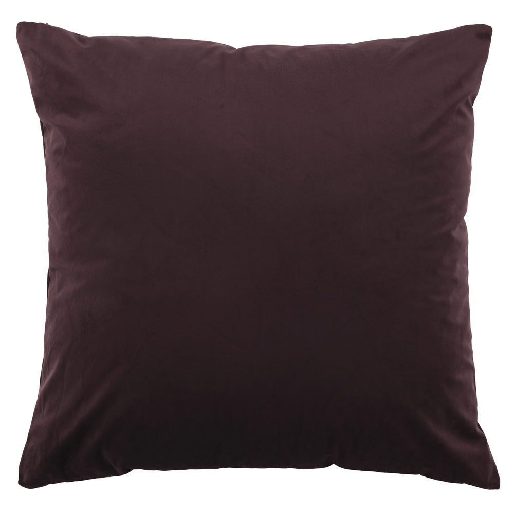 Vivid Plum Velvet European Pillowcase