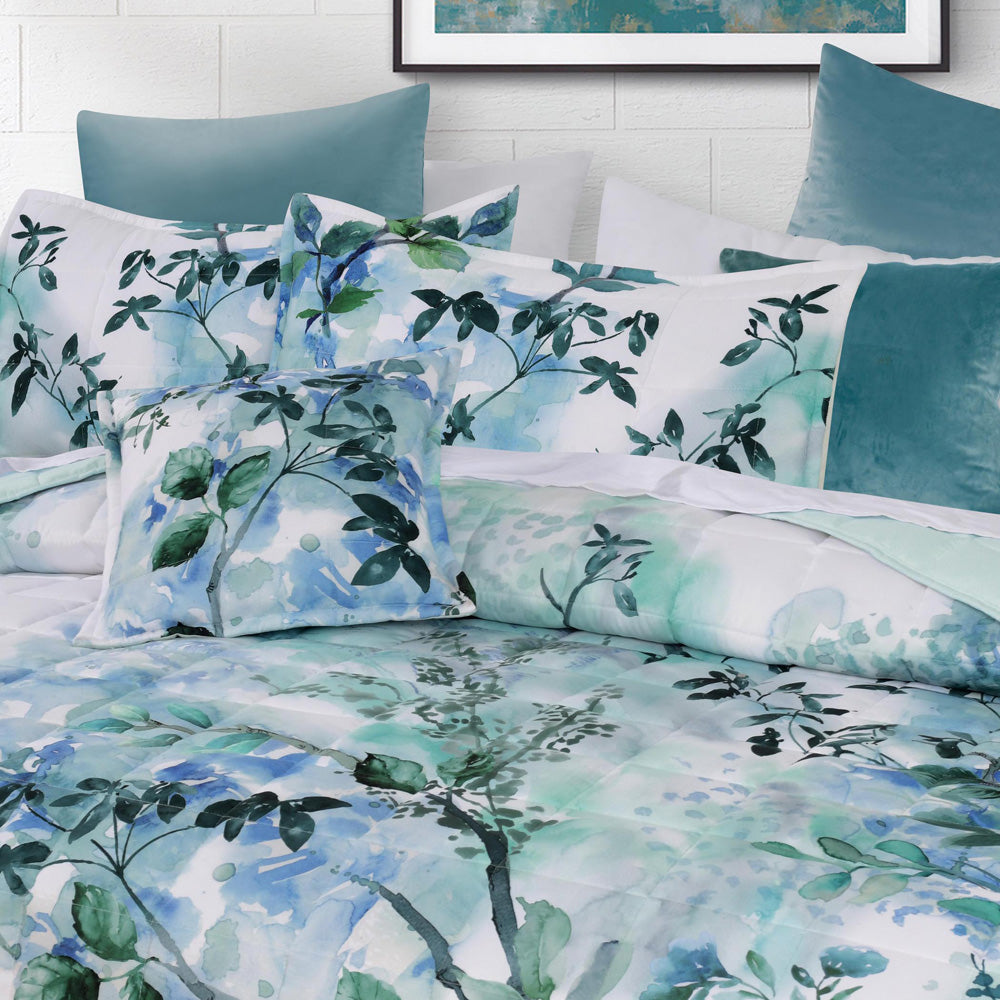 Bianca Woodbury White Bedspread Set Closeup | My Linen