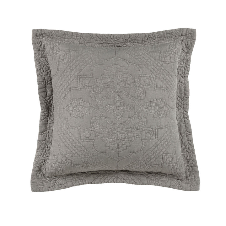 Zaria Taupe Square Filled Cushion