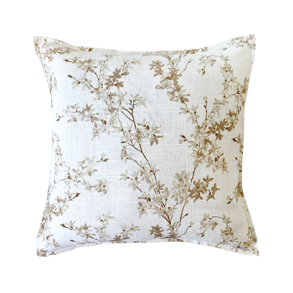 Forsythia Truffle Square Filled Cushion