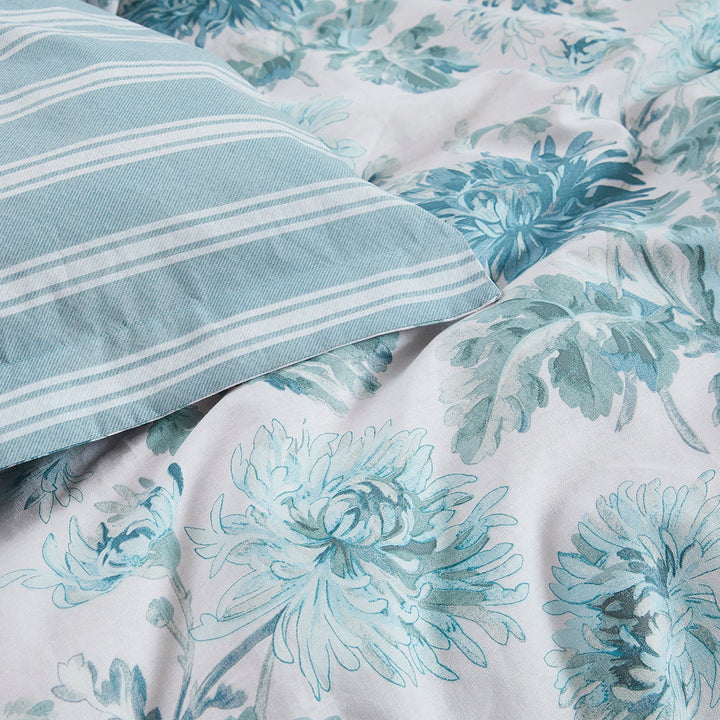 Maryam Hedgerow Green Quilt Cover Set | Queen Bed