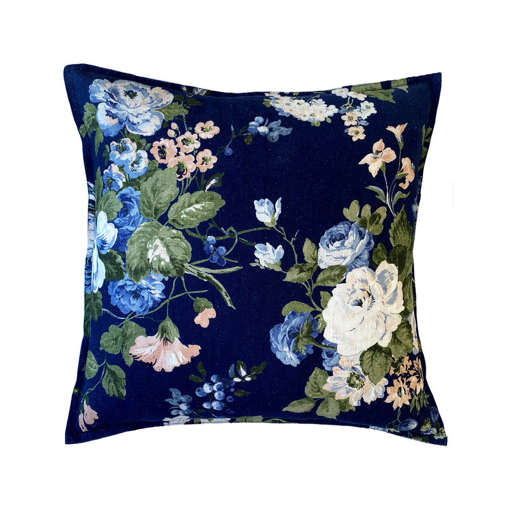 Rosemore Midnight Square Filled Cushion