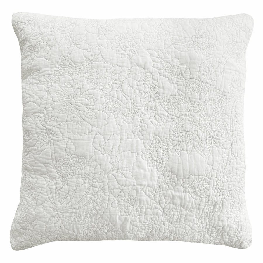 Laura Ashley Trailing Laurissa Off White European Pillowcase | My Linen
