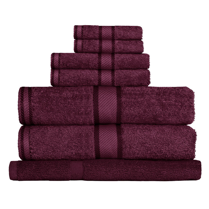 Kingtex 100% Combed Cotton 7pc Bath Towel Set Shiraz | My Linen