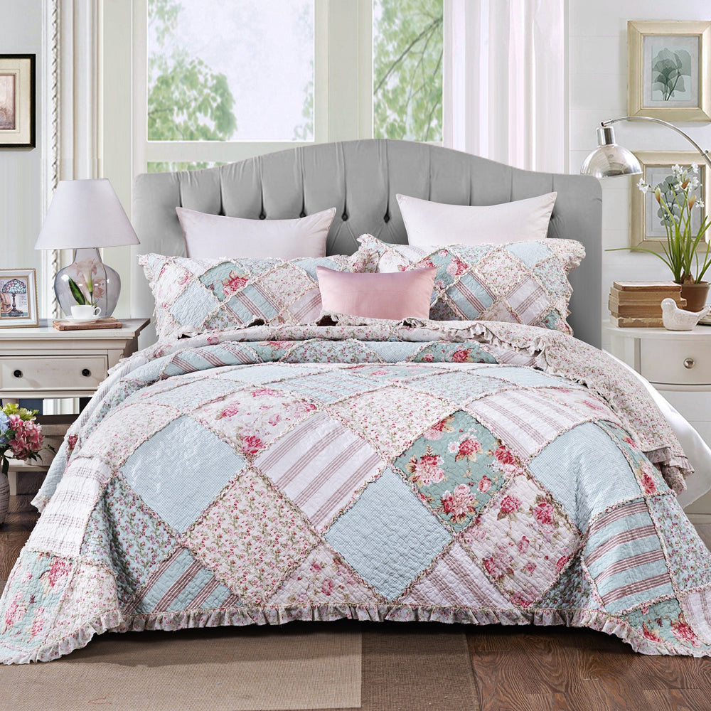 Country Charm Coverlet Set | Queen Bed