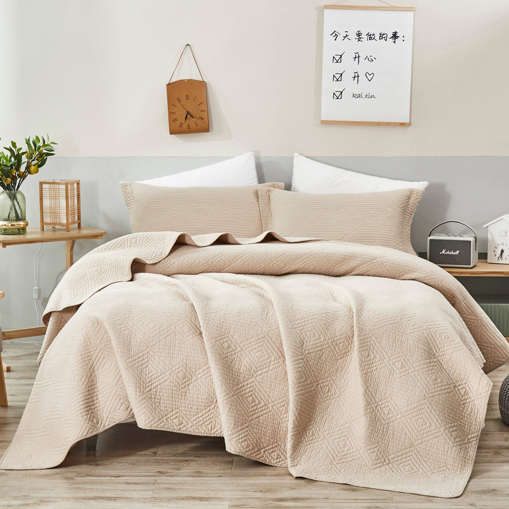 Diamond Dust Coverlet Set | Super King