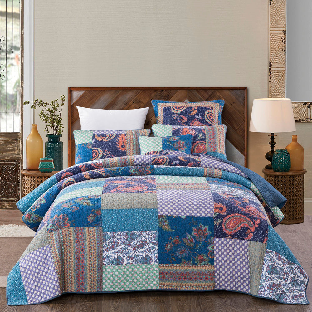 Sapphire Coverlet Set | King Bed