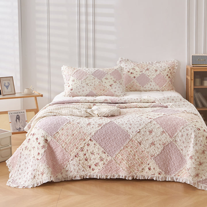 Sarah Rose Coverlet Set | King Single Bed