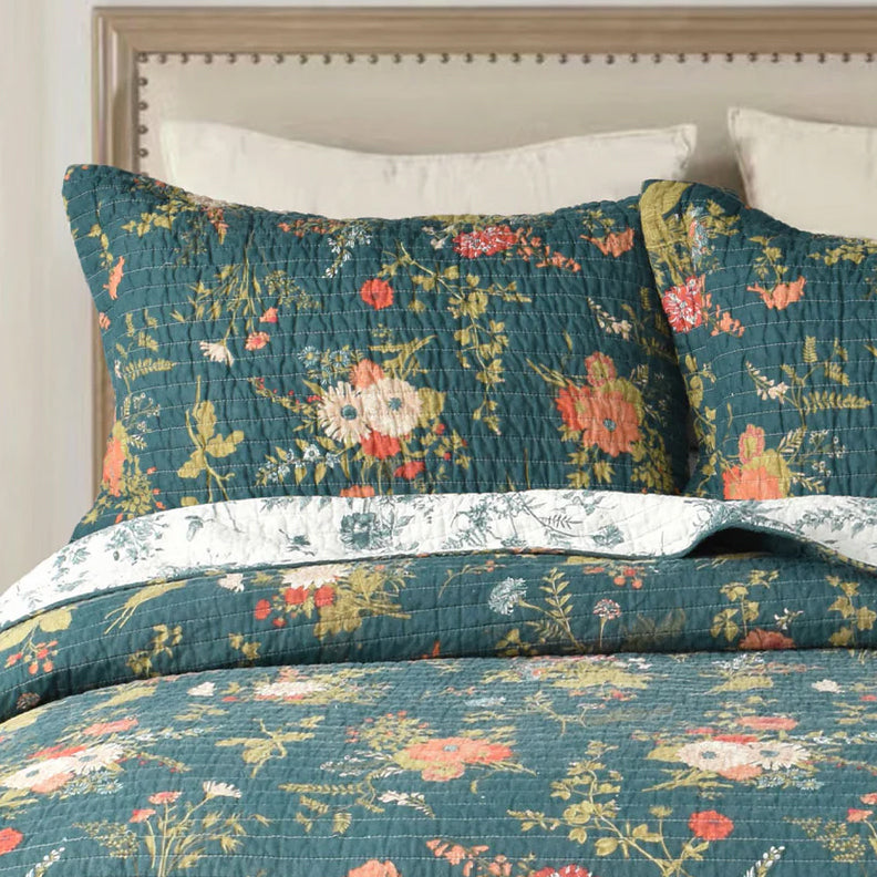 Winter Garden Coverlet Set | Queen Bed